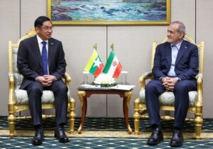 پزشکیان:تصویر روشنی از ظرفیت‌های همکاری میان ایران و میانمار وجود دارد