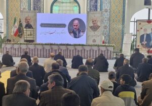 آیین بزرگداشت چهلمین روز شهادت سرلشکر پاسدار محمدصالح اسدی برگزار شد