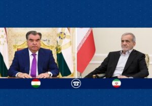 گفتگوی تلفنی روسای جمهور ایران و تاجیکستان