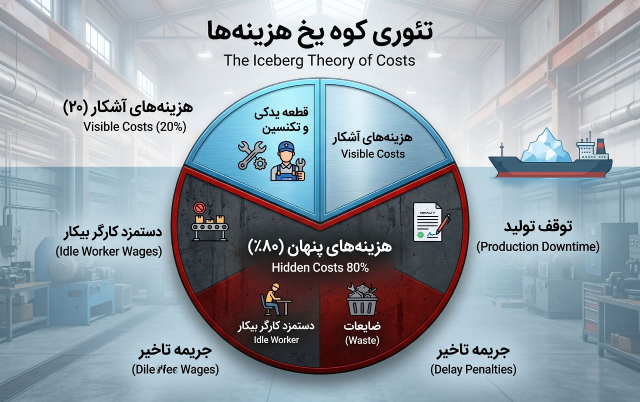 تئوری کوه یخ هزینه ها
