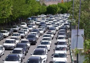 ترافیک سنگین در آزادراه کرج-تهران